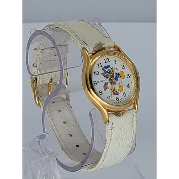 Vintage Disney Donald Duck Gold Watch - Unique Collectible Timepiece - Picture 6 of 8